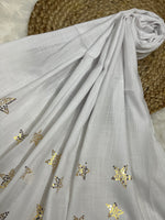Starry Shine Hijab –White
