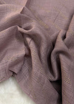 Lawn Zari Noor Hijab | Blush Mauve