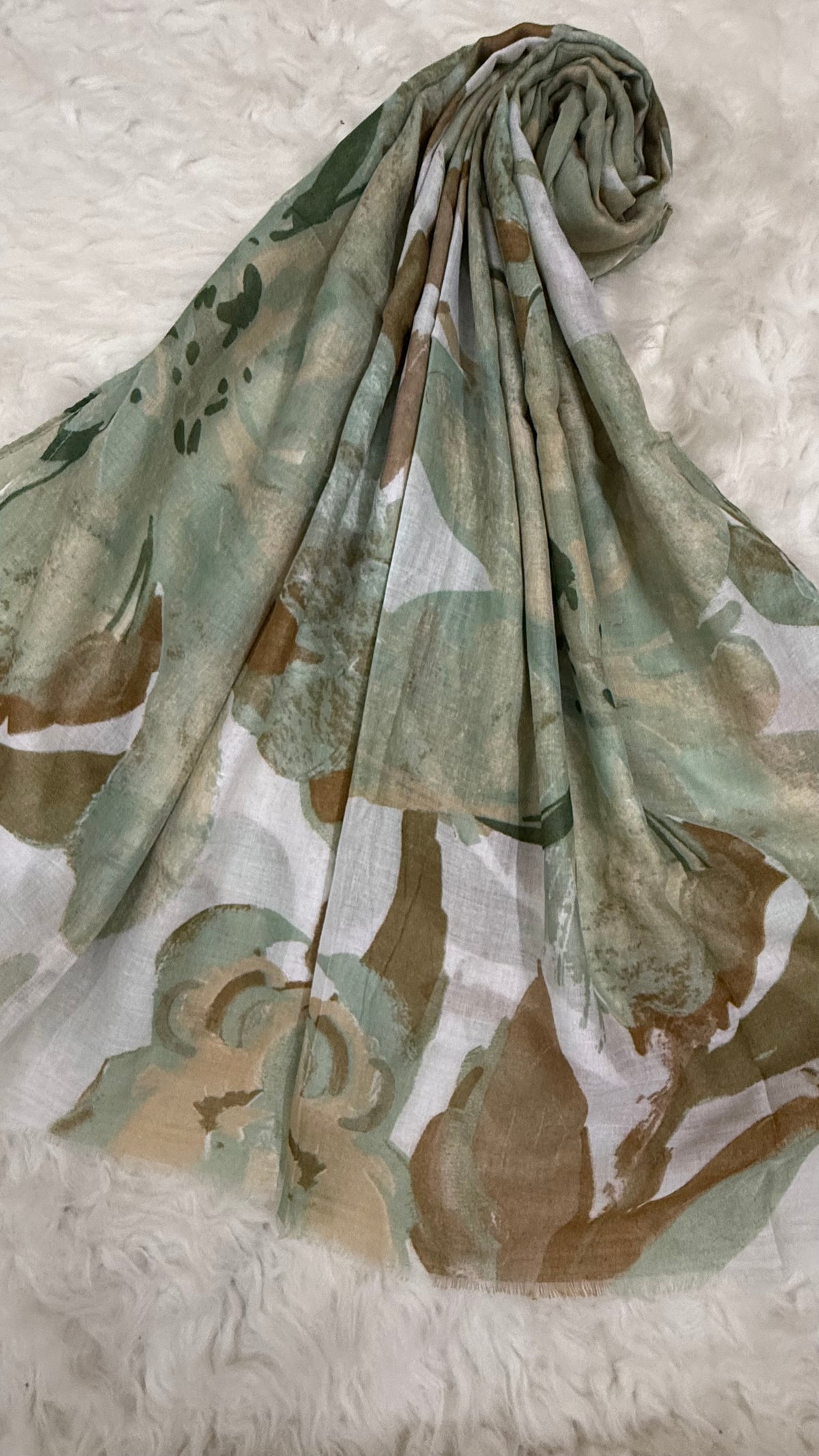 Muted Meadow | Lawn Printed Hijab