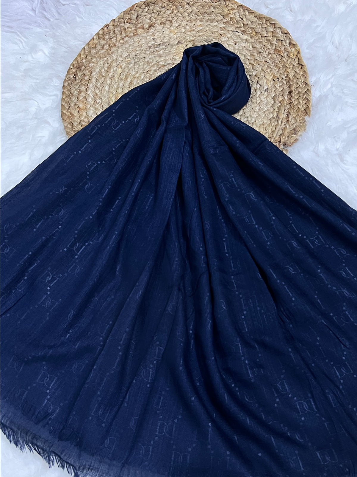 Regal Dior Monogram Lawn - Dark Blue