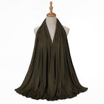 Soft Rib Jersey Hijabs | Army
