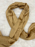 Luxe Crinkle Silk - Golden Beige