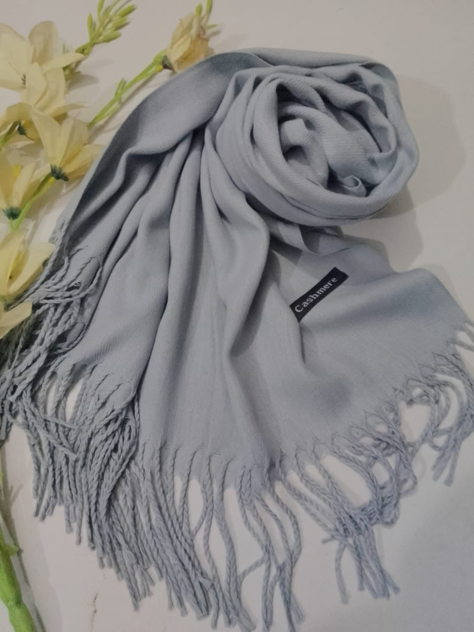 Winter Cashmere Hijab | Grey
