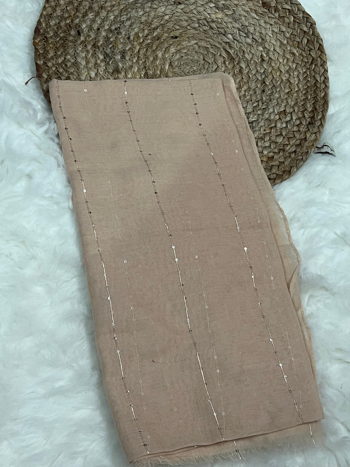 Spark Sequin - Beige Nude