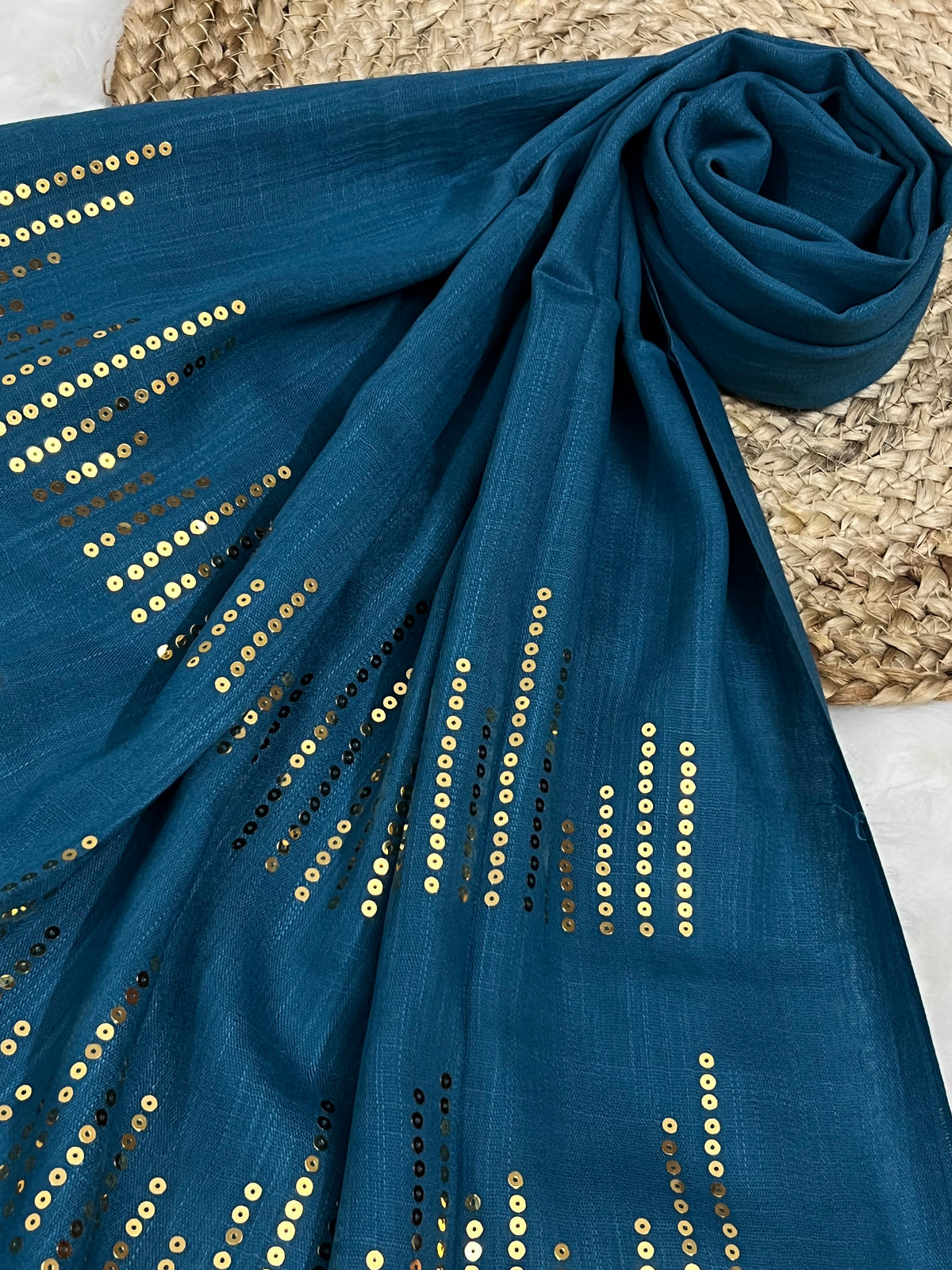 Radiant Sequins Stripes- Blue