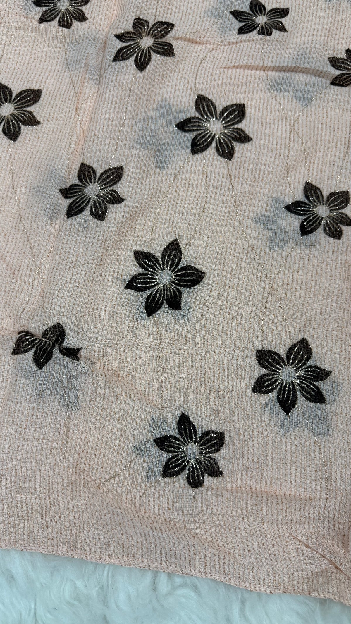 Threaded Lawn Floral Hijab | Floral | Peech