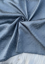 Silk Embellished Hijabs | Silver Grey