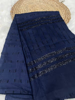 Turkish Linear Shimmer - Blue