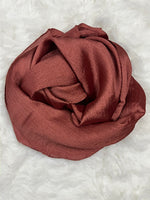 Luxe Crinkle Silk - Terracotta