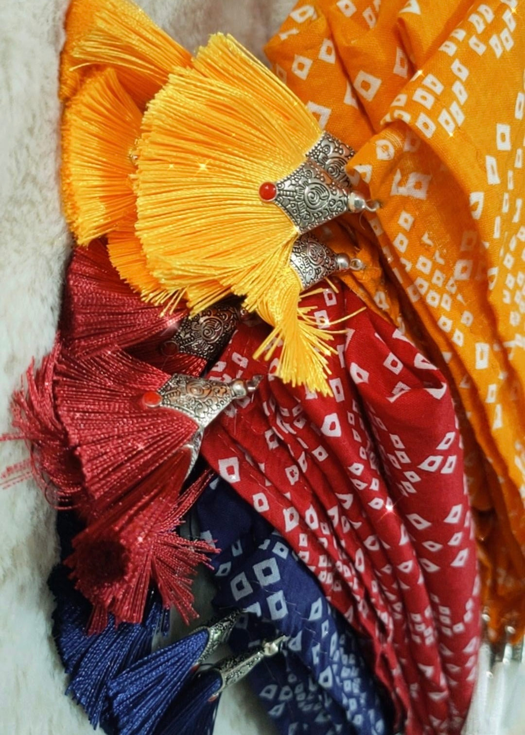 Midnight Black Chunri | Stole