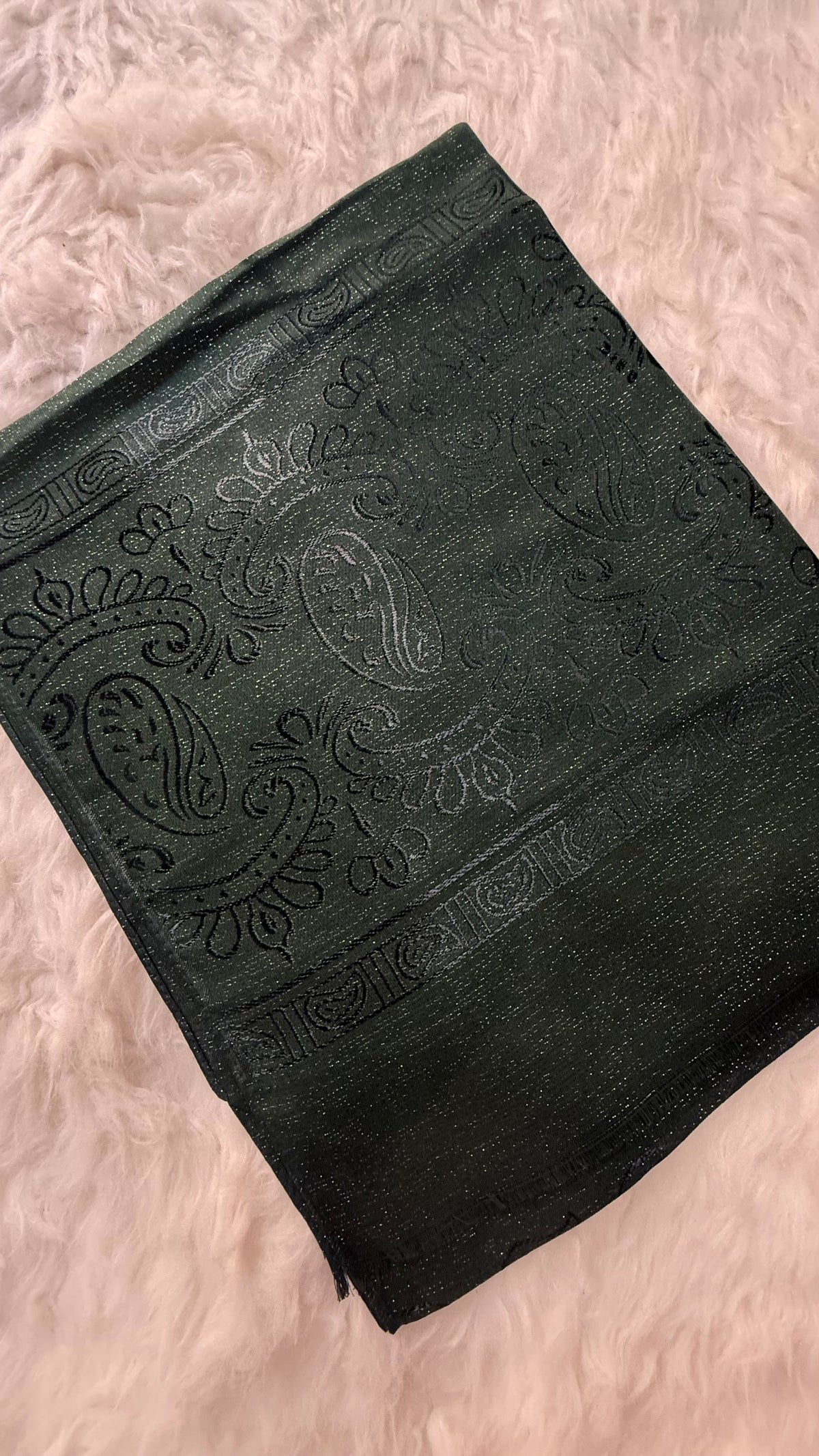 Royale Lawn Jacquard | Emerald Forest Green