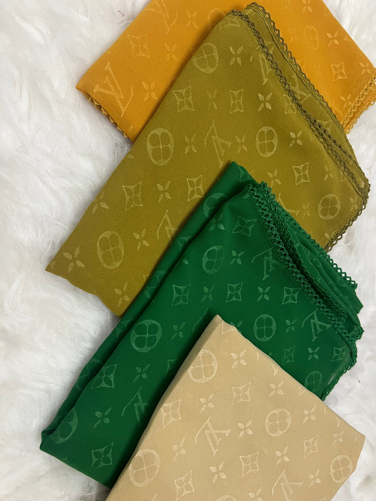 Monogram Georgette | LV | Yellow
