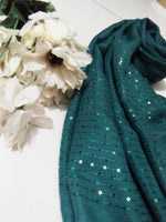Green Forest Sequins Border