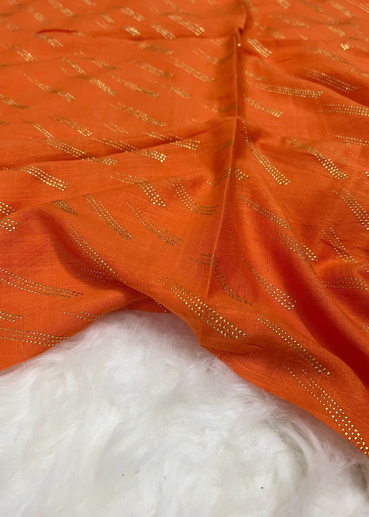 Lawn Zari Noor Hijab | Orange