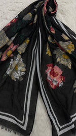 Midnight Bloom | Lawn Printed Hijab