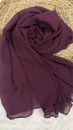 Imported Georgette | Mahogany Wine