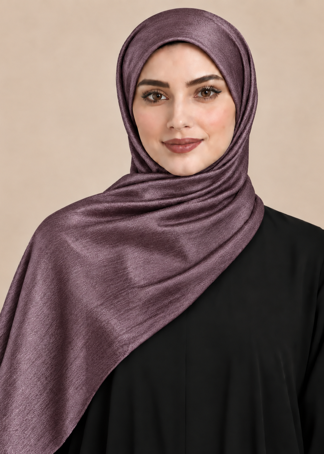 Luxe Crinkle Silk - Smoky Plum