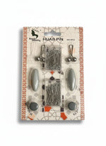 Essential Hijab Pin Kit – Complete Magnetic, Safety & Invisible Pins Set | Grey