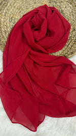 Imported Georgette | Brick Rose