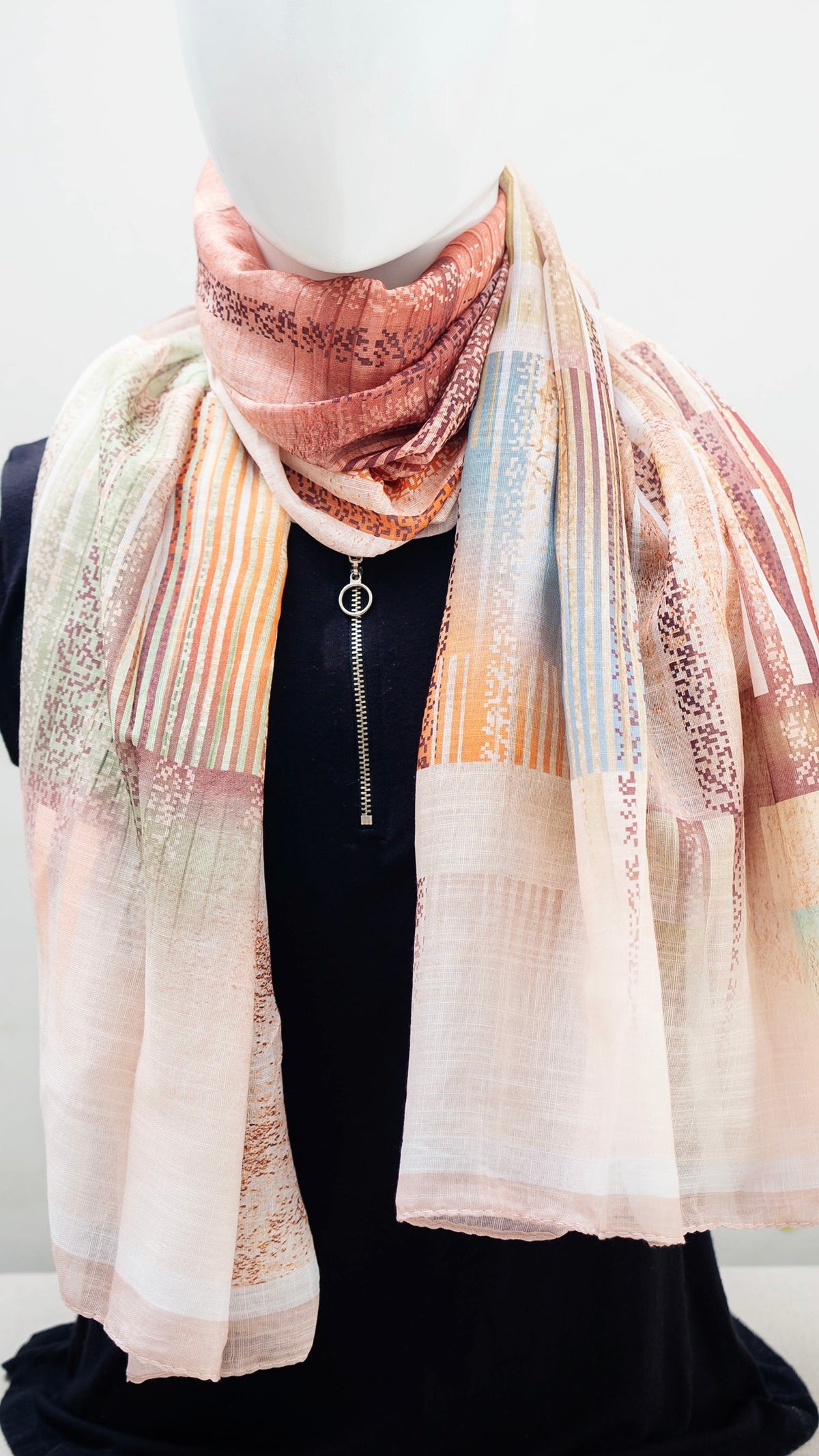 Abstract Aura | Peach Horizon