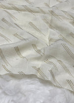 Lawn Zari Noor Hijab | Cream