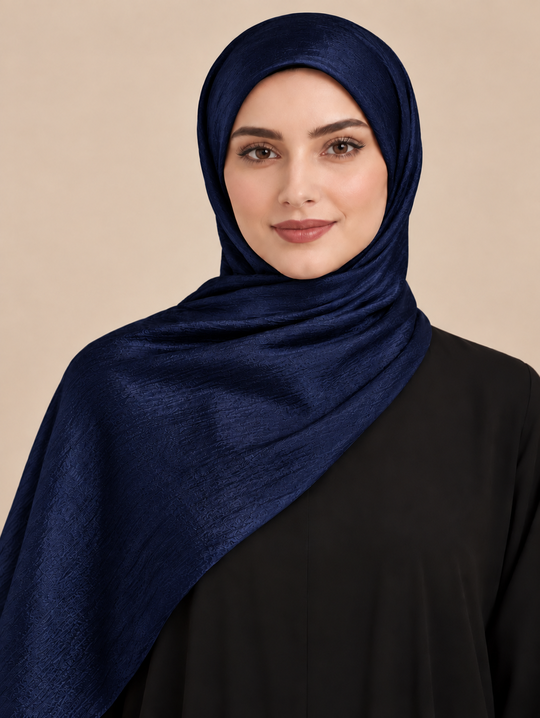 Luxe Crinkle Silk - Deep Blue