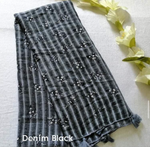 Denim Black Daisy