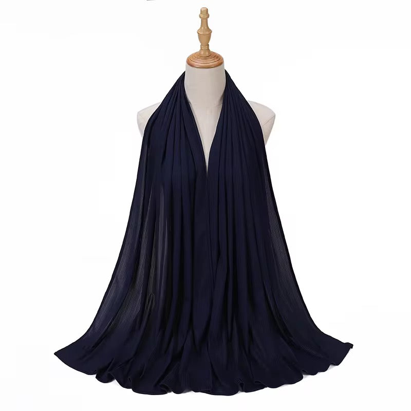 Soft Rib Jersey Hijabs | Navy