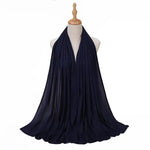 Soft Rib Jersey Hijabs | Navy