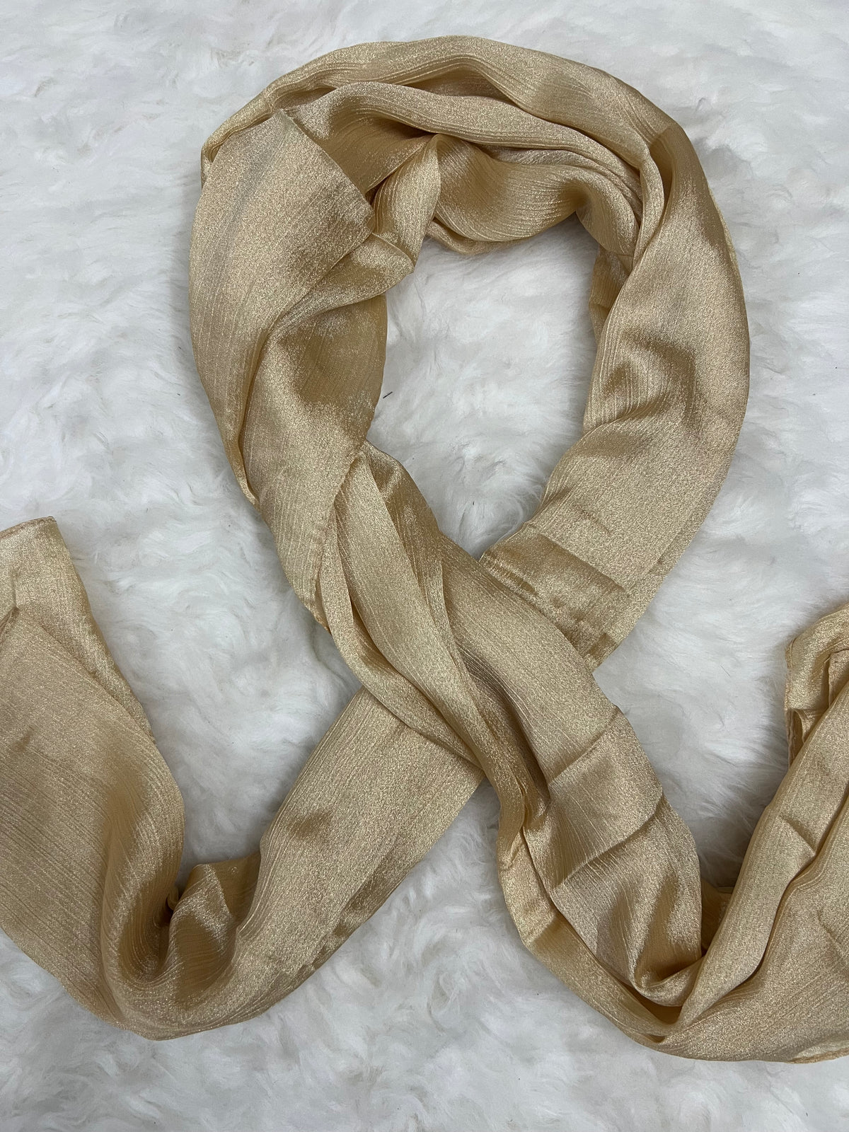 Luxe Crinkle Silk - Nude