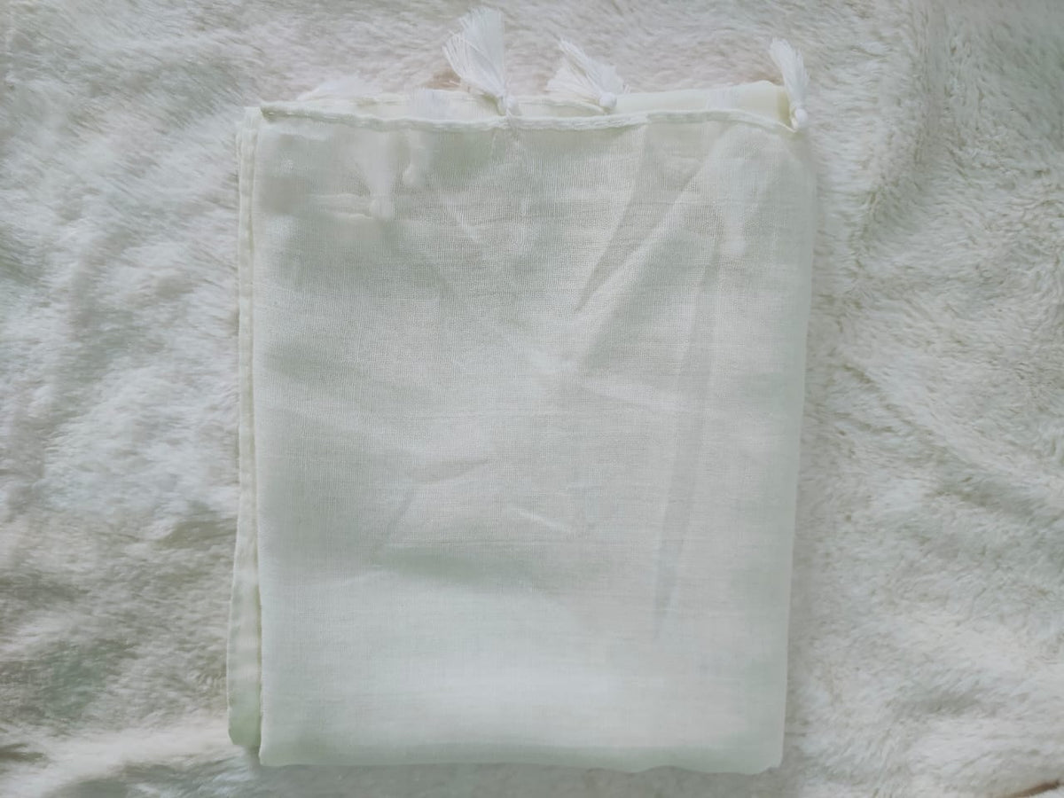 Cream White Mellow Solid