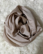 Luxe Crinkle Silk -Soft Blush Greige
