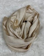 Luxe Crinkle Silk - Champagne-Beige