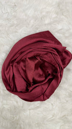 Luxe Crinkle Silk - Berry Red