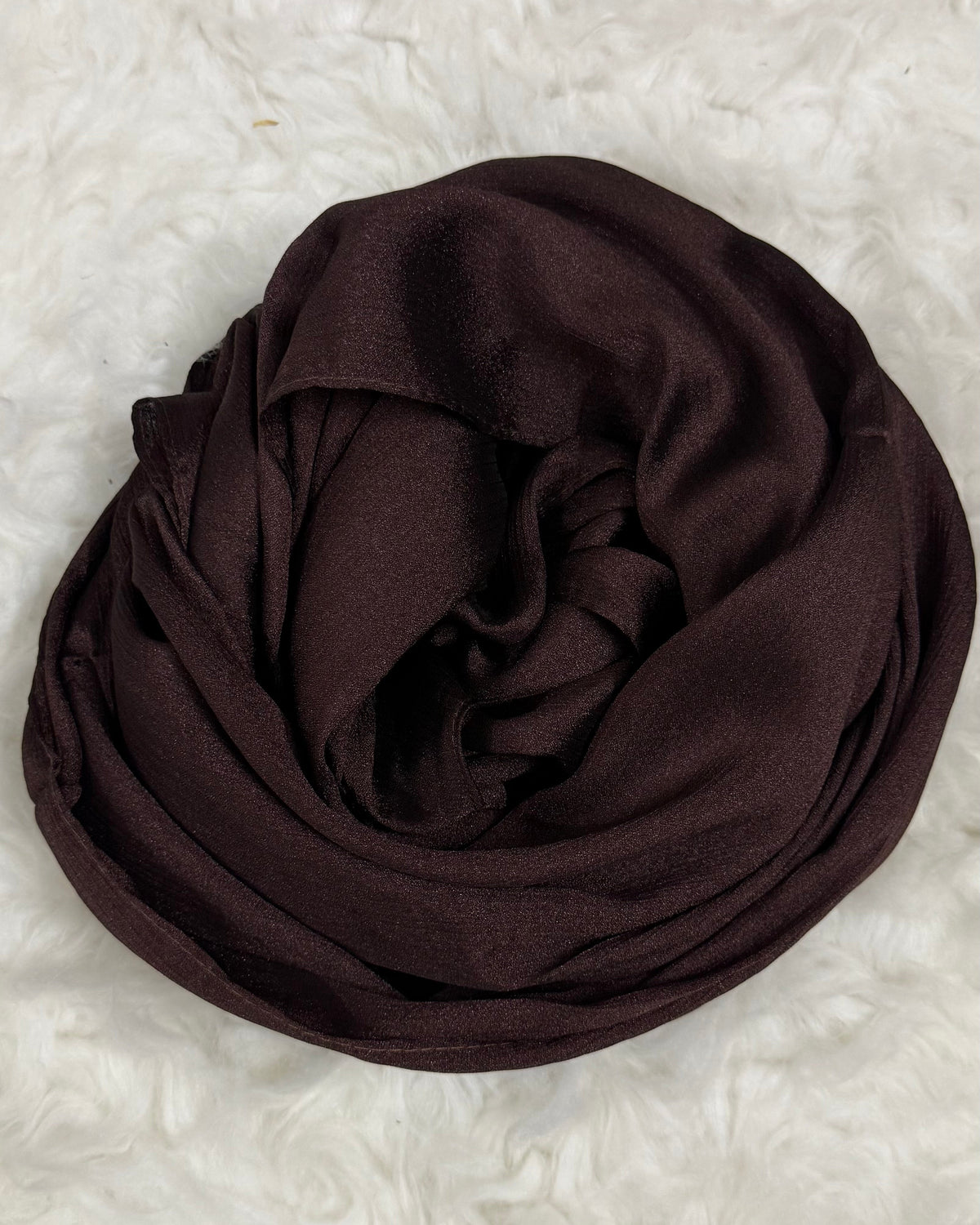Luxe Crinkle Silk - Dark Espresso