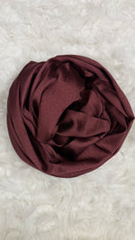 Luxe Crinkle Silk - Burgundy maroon