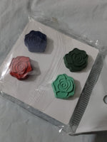 Rose-Shaped Magnetic Hijab Pins