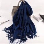Winter Cashmere Hijab | Blue