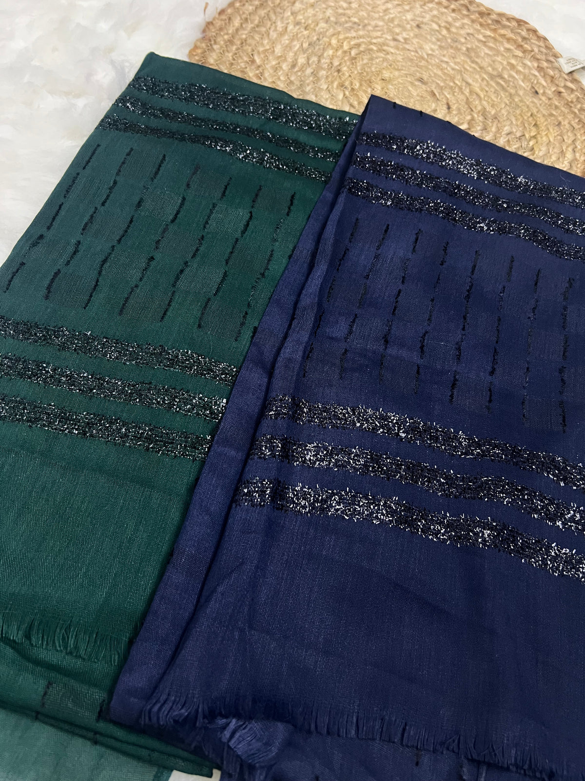 Turkish Linear Shimmer - Blue