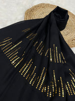Radiant Sequins Stripes- Black