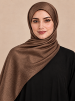Luxe Crinkle Silk - Cocoa Brown