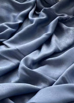 Crushed Velvet Silk Hijabs | Electric Blue