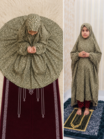 Kids Namaz Gown | Print 03
