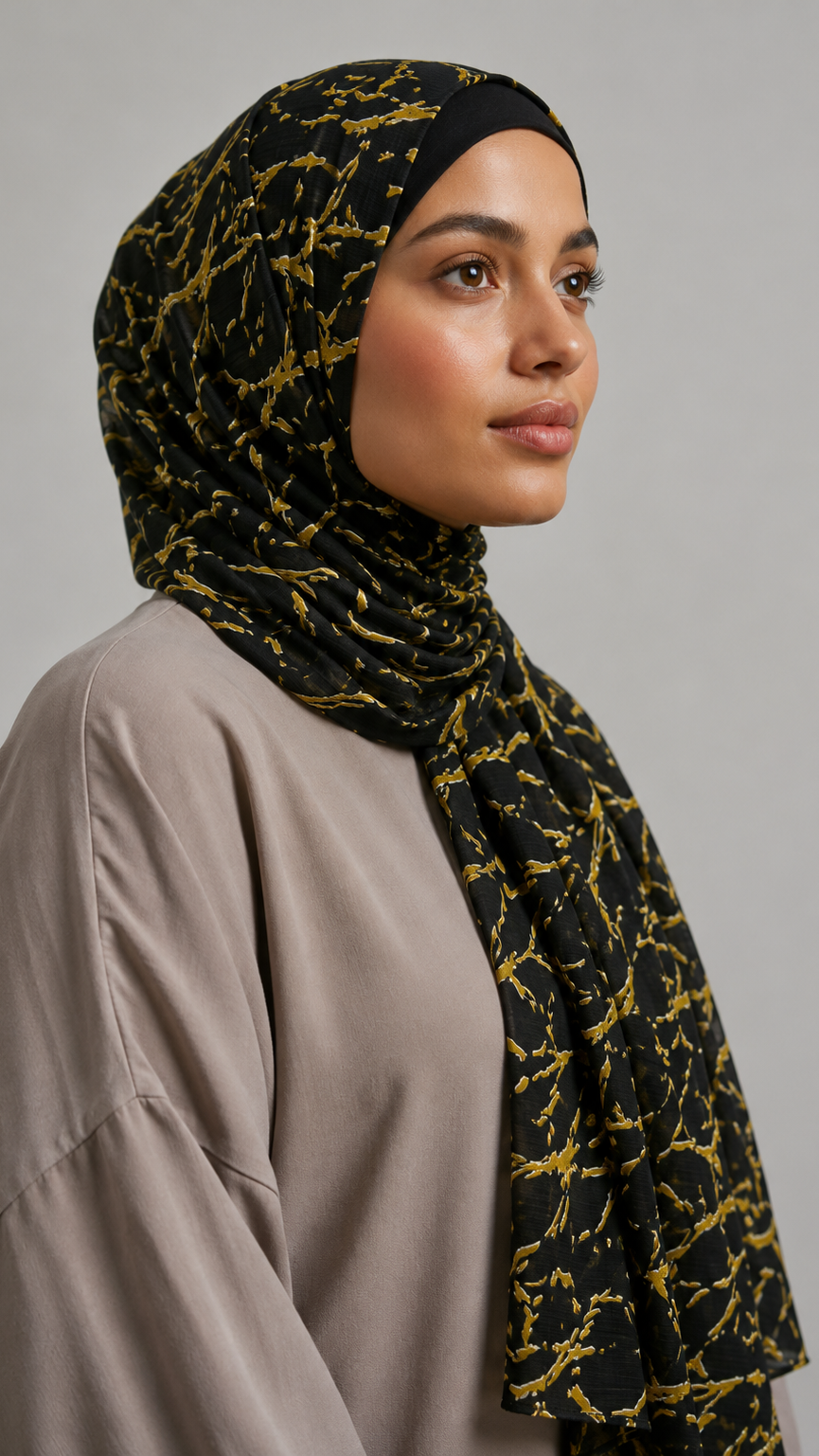 EarthBound | Army Green | Lawn Printed Hijab