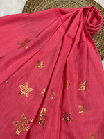 Starry Shine Hijab –Brink Pink