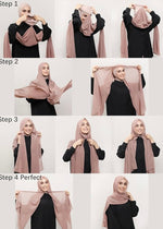 Instant Magnet Hijab | Burnt Caramel