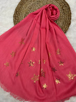Starry Shine Hijab –Brink Pink