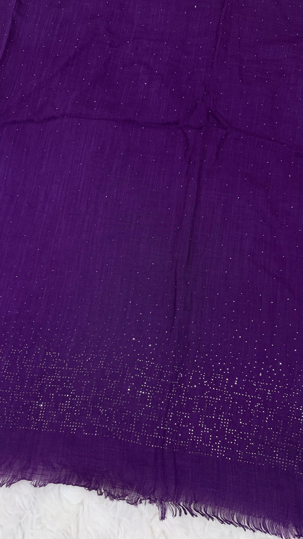 Lawn Stone Drop Hijab | Purple