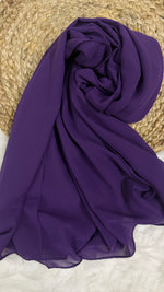 Imported Georgette | Royal Purple