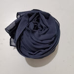 Navy Georgette